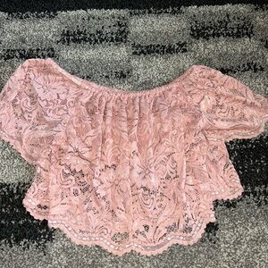 Fashion nova lace crop top